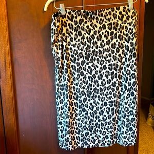 Vince Camuto Leopard Pencil Skirt - Sz XL